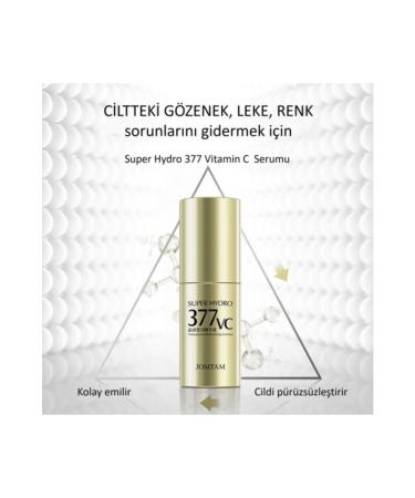 Jomtam Pore Tightening Brightening Super Hydro 377 Vitamin C Serum 30 ml - Buy Online on GoSupps.com
