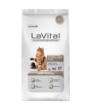 La Vital Sterilised Lamb Meat Sterilised Cat Food 12 kg