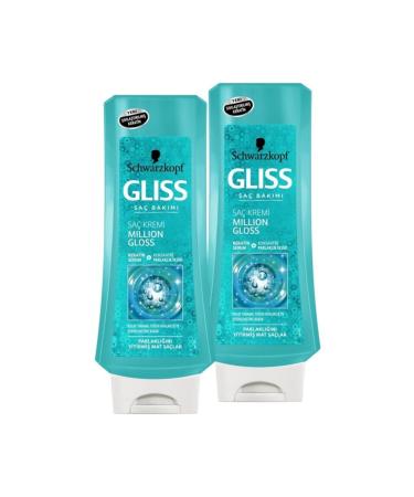 Gliss 360ml Million Gloss Hair Conditioner X 2 Pieces