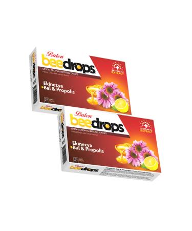 Balen Beedrops Echinacea+honey-propolis Lemon Flavored 24 Drops X 2 Boxes