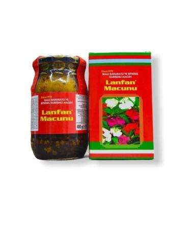 ANTEP EGYPTIAN BAZAAR Honey Spicy and Herbal Mixed Lanfan Paste 400 Gr