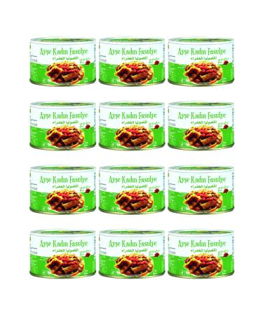Gurme212 Canned Ay e Kad n Beans Ready Meal Appetizer (12 Pieces X 400gr)