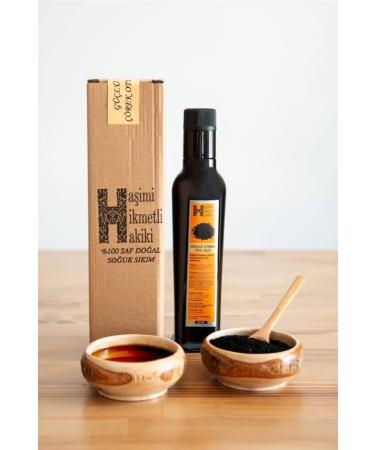 Hashemi Hikmetli Powerful Bitter Black Cumin Oil from Black Cumin Seeds 250 ml