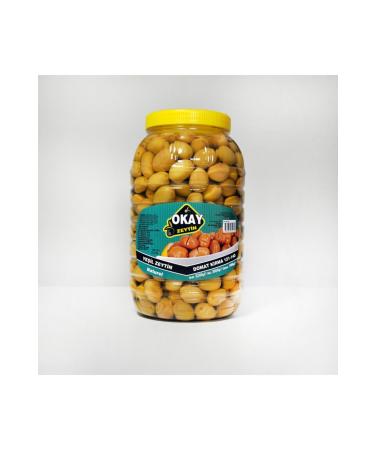 Okay Olive 2 Kg Tomato Scratched Green Olives