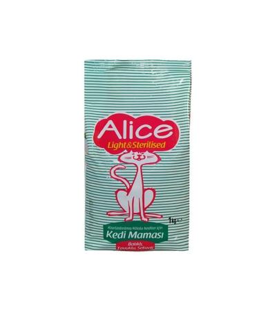 Alice Light Sterilized Salmon and Shrimp Adult Cat Food 1 Kg