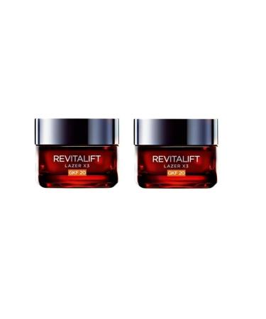L'Oreal Paris 2 Pieces Revitalift Laser X3 Anti-Stain and Anti-Wrinkle Gfk 20 50 Ml Cream