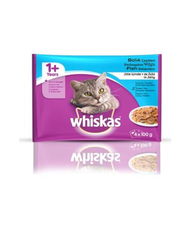Whiskas Fish Options Pouch Mixed 4 X 100 Gr