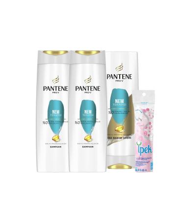 Pantene Moisture Therapy Shampoo 400 ml X 2 Hair Care Cream 360 ml Make-up Cotton - Buy Online on GoSupps.com