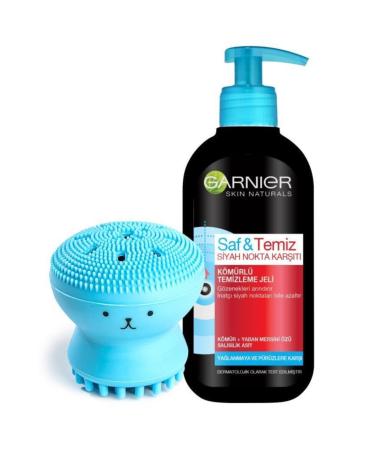 Garnier Pure And Clean Charcoal Cleansing Gel 200 ml Washing Device