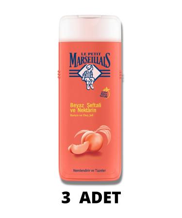 Le Petit Marseillais Shower Gel Peach And Nectarine 400 Ml 3 Pieces