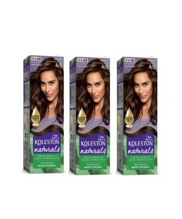 Wella Naturals Coffee 4/0 3 Pack