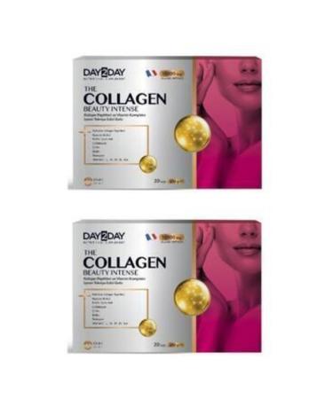 DAY2DAY Strawberry Flavored Day2day 2 Pieces The Collagen Beauty Intense 30 Sachets x 12 gr
