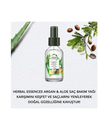 Herbal Essences Argan Oil and Aloe Hair Care Oil 100 ml - Buy Online on GoSupps.com