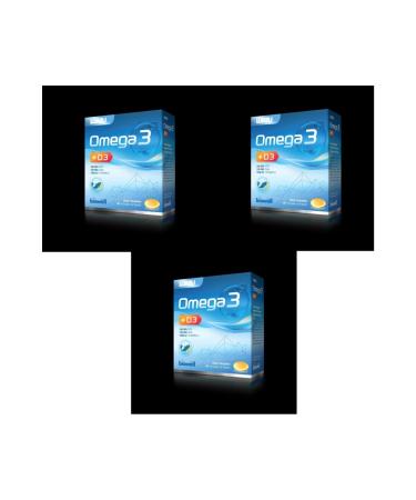 Biowell Luazu Omega3 + D3 60 Softgel Capsules 3 Pieces - Buy Online on GoSupps.com