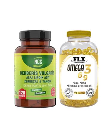 Ncs Berberis Vulgaris Turmeric 120 Tablets & Flx Omega 3-6-9 90 Tablets