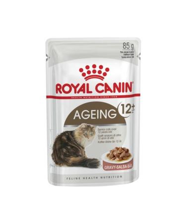 Royal Canin Ageing +12 Gravy Sauce Pouch Senior Cat Wet Food 12pcstx85gr