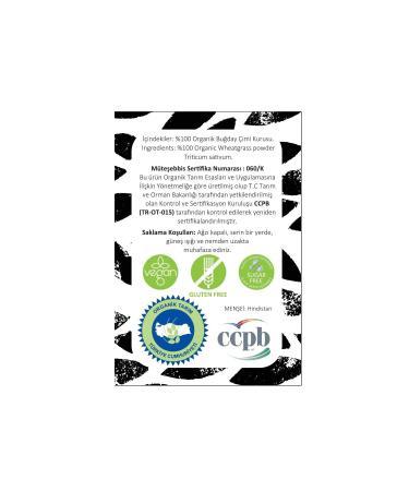 Ayhan Ercan Organic Wheatgrass Ground Wheat Grass 125 G - Buy Online on GoSupps.com