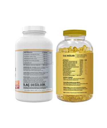 Ncs Glucosamine Chondroitin Msm Boswellia Glucosamine 300 Tablets & Flx Omega 3-6-9 90 Tablets - Buy Online on GoSupps.com