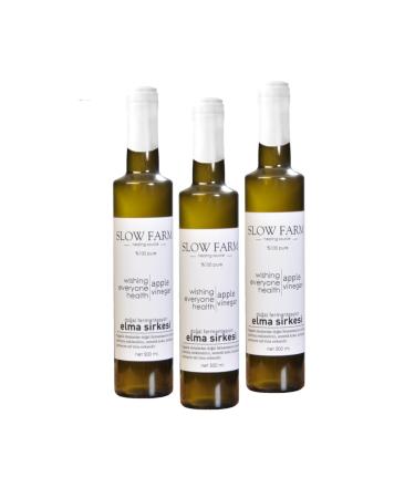 SLOW FARM Naturally Fermented Apple Cider Vinegar 3 Pack
