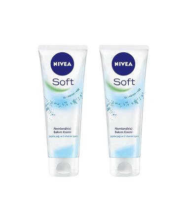 NIVEA Soft 75 Ml Bag Size X2 Pieces Moisturizer