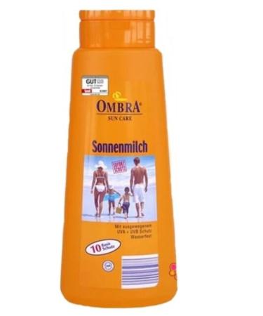 OMBRA German Sun Cream 10 Basis - Sun Care Sonnenmilch Sun Milk (500 ML)