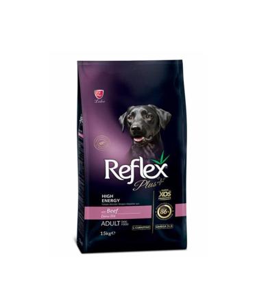 Reflex High Energy Steak Adult Dog Food 3kg.