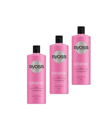 Syoss Anti Hair Loss Shampoo 500 ml Set of 3