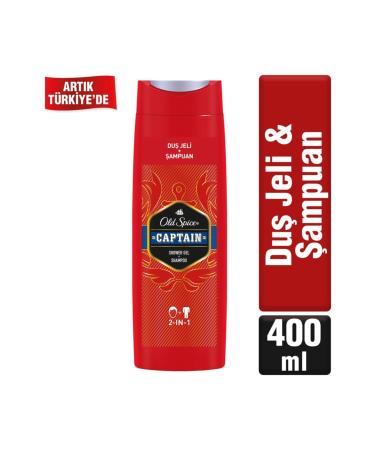Old Spice Shower Gel & Shampoo 400 Ml Captain