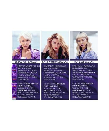 Elseve L'or al Paris Anti-Orange Purple Mask 150 Ml - Buy Online on GoSupps.com