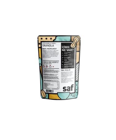 Saf Nutrition Peanut Butter & Hazelnut Granola 45gr X 4 - Buy Online on GoSupps.com