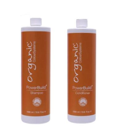 Organic Power Build Repair Shampoo 1000ml + Conditioner 1000ml
