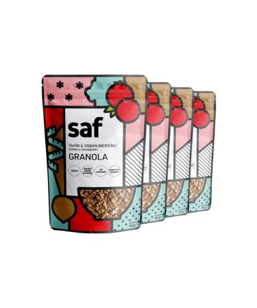Saf Nutrition Tahini & Blueberry Granola 45grx4