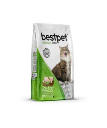 Bestpet Chicken Chicken Rice Adult Cat Food 1 Kg X 4 Pieces