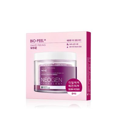 Neogen Bio-peel Gauze Peeling Wine Mini - Mechanical & Chemical Peeling 2 in 1 Solution 8 Pack