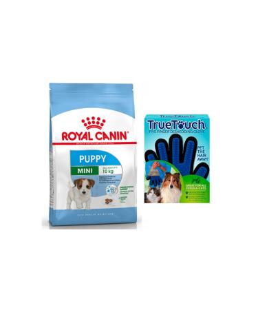 Royal Canin Mini Puppy Dog Food 4 Kg + Dog Hair Collection Glove (original)