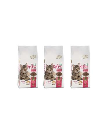 Reflex Chicken Adult Cat Food 3 Kg 3 Pieces