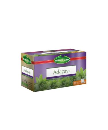 Mindivan Sage Tea 20-Pack Tea Bags (2 Pieces)