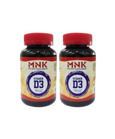 Mnk Vitamin D3 2 Boxes 240 Softgel