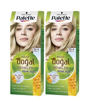 Schwarzkopf 2-Palette Naturel 10-4 Daisy - Hair Dye Oil Care Permanent Natural Colors