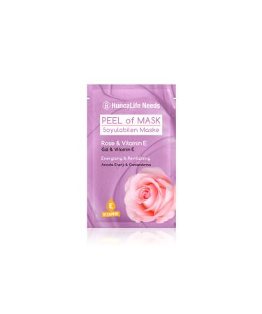 Huncalife 3 Pack - Needs Rose and Vitamin E Face Mask-10ml 8690973720603-3