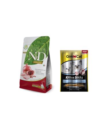 N & D Nd grain-free kitten chicken pomegranate kitten dry food 1.5 kg