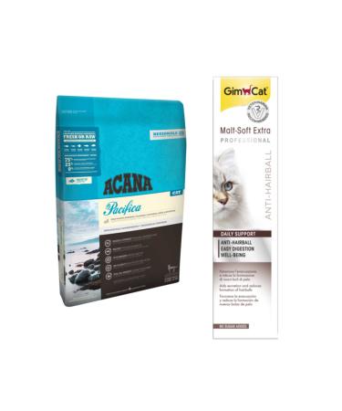 Acana Pacifica Cat Food 1.8 Kg + Gimcat Anti-hairball Malt Paste Cat Paste 100gr