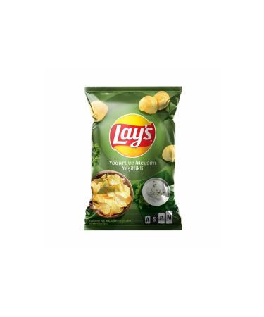 Lays Yogurt Seasonal Greens Potato Chips 109 g X 3