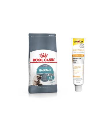 Royal Canin Hairball Hairball Control Adult Cat Food 2 kg Gimcat Multi Vitamin Paste Cat Paste 20g