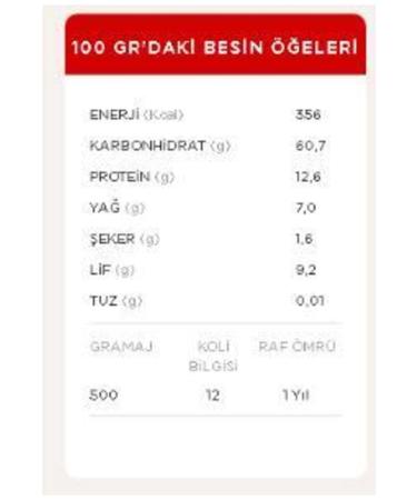Eti Lifalif Oatmeal 500 Gr X 12 Pieces - Buy Online on GoSupps.com