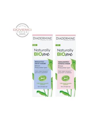 Diadermine Naturally Bio Me 2-Pack Cream Set Nourishing Night Cream + Moisturizing Day Cream 50 Ml - Buy Online on GoSupps.com