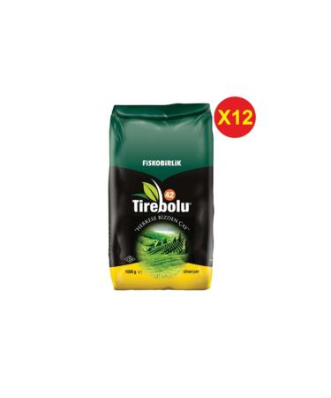 Tirebolu 42 Black Loose Tea 1000 Gr X 12 Pieces 1 Box