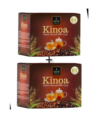 MEW QUINOA TEA Herbal Detox Form Tea Set of 2