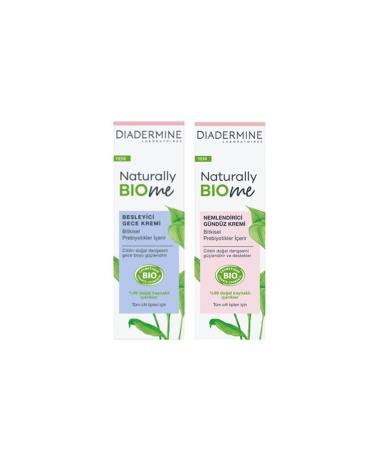 Diadermine Naturally Bio Me 2-Pack Cream Set Nourishing Night Cream + Moisturizing Day Cream 50 Ml