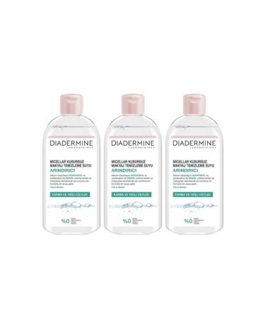 Diadermine Diadermine Purifying Micellar Perfect Make-Up Remover Water 400 Ml X 3 Pieces